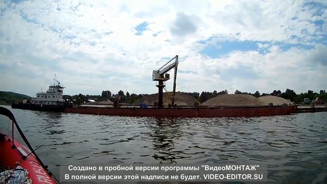 Водномоторное путешествие на лодке Гидра 450 в центр Казани!!! смотреть онлайн