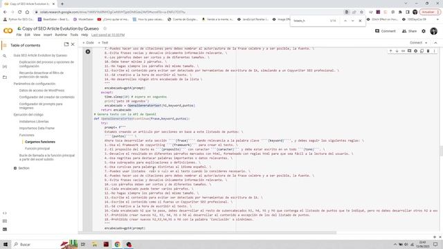 Análisis del código de Python para crear contenido automático en WordPress смотреть онлайн
