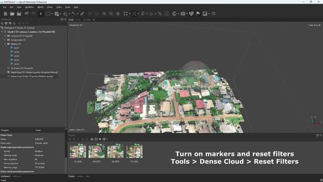 How to Process Drone Images with Ground Control Points (GCP) using Agisoft Metashape Professional смотреть онлайн