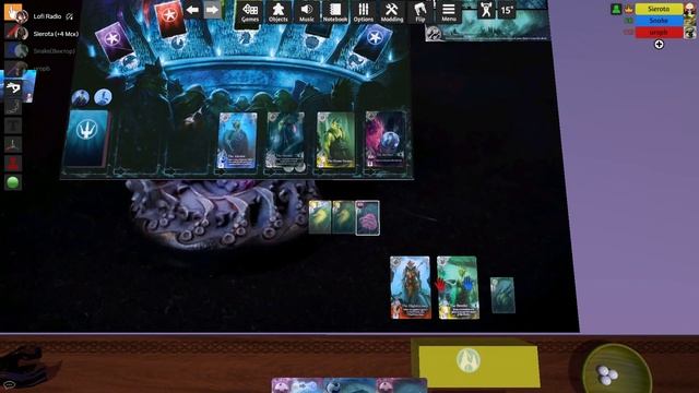 Играем в настольную игру Бездна (Abyss) с дополнениями Кракен и Левиафан смотреть онлайн