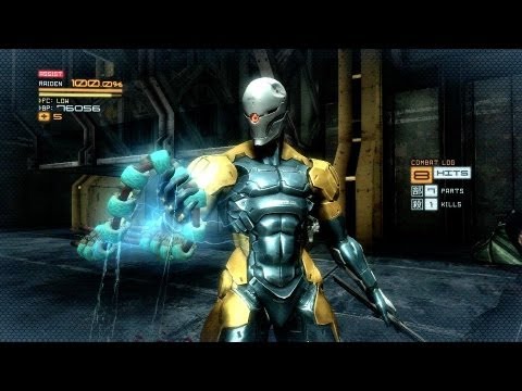 Metal Gear Rising: Gray Fox + Fox Blade Gameplay HD