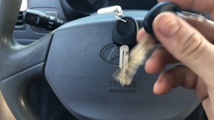 Одна из причин почему перестал поворачиваться ключ в замке зажигания на автомобиле Hyundai Accent