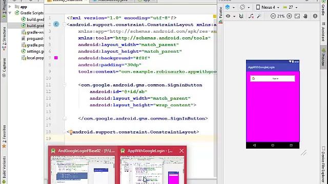 Android Firebase Authentication | Google Sign in смотреть онлайн