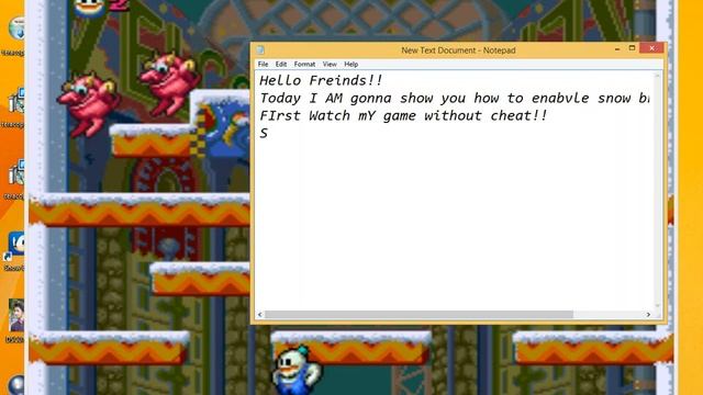 How to enable Snow bros cheat !!! смотреть онлайн