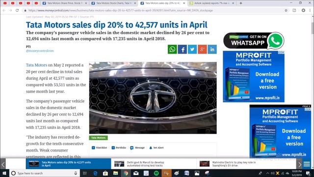 TATA MOTORS में चौकाने वाली VERY VERY BAD NEWS ... смотреть онлайн