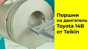 14B (3.7L) Toyota поршни TEIKIN 46254STD и 46254050