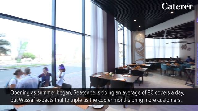 Inside Ajman's Seafood Restaurant - Seascape