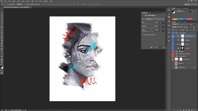 Pencil Poster Photoshop Action Tutorial смотреть онлайн