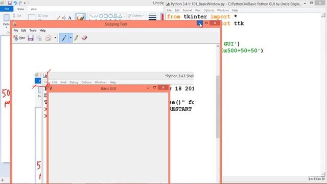 Basic Python GUI (tkinter) Live! #1 Basic Window and Button смотреть онлайн