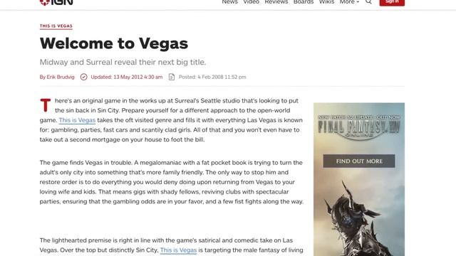Cancelled $60million GTA Rival: This Is Vegas - Game History Secrets смотреть онлайн