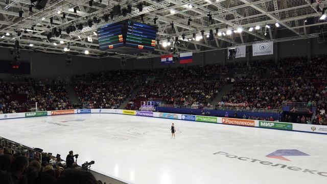 Александра Трусова прокат программы на Гран При России по фигурному катанию 2022 в Самаре 20.11.22 смотреть онлайн