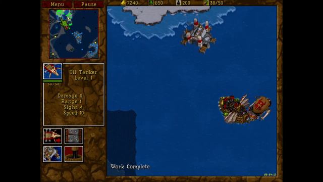 Orc Campaign Mission 8 || Warcraft 2: Tides of Darkness gameplay смотреть онлайн