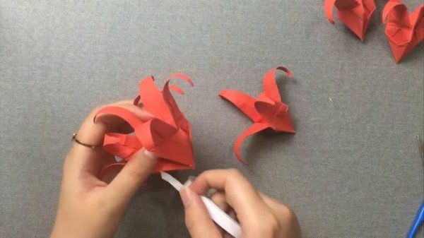 Origami Flowers | How to Make Paper Flowers Red Spider Lily (Equinox Flower) | DIY Paper Craft