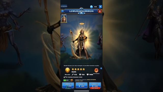 40 призывов Лемурии. Что можно получить, скупив все предложения Лемурии? Игра MythWars Puzzles смотреть онлайн