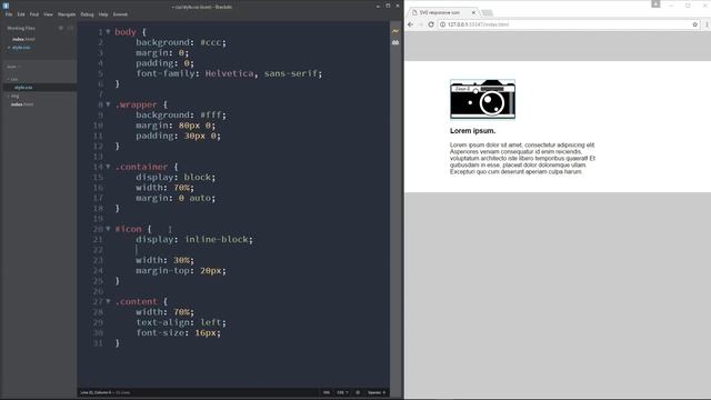 Встраивание SVG на web-страницу (часть 2) смотреть онлайн