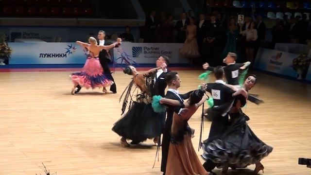 Павел и Александра. Танцфорум - 2017. WDSF INT. 1/16. Tango. смотреть онлайн