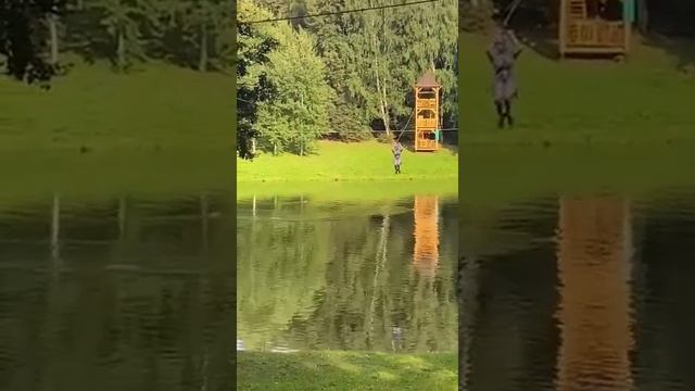 Тарзанка над Скитским прудом смотреть онлайн
