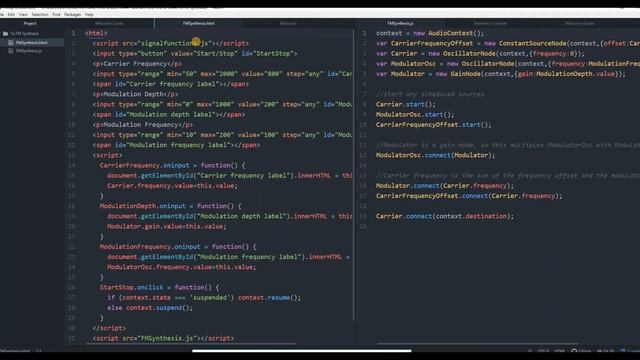 FM Synthesis in the Web Audio API смотреть онлайн