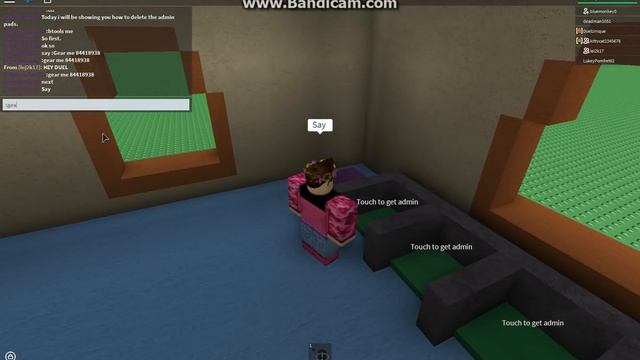 How to delete admin pads on roblox, in admin house. смотреть онлайн
