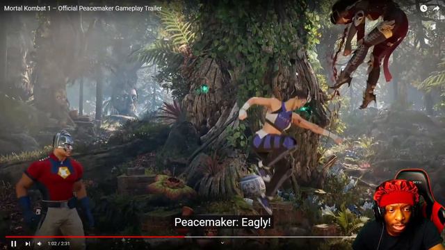 PEACEMAKER & JANET SAVES MK1?! | Mortal Kombat 1 Official Peacemaker Gameplay Trailer | (REACTION)