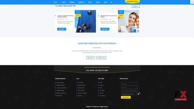 Make Clean - Cleaning Company WordPress Theme TMT | Free Download Dem смотреть онлайн