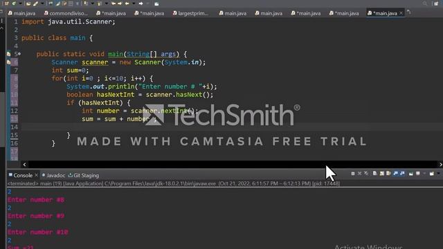 Reading User Input in Java смотреть онлайн