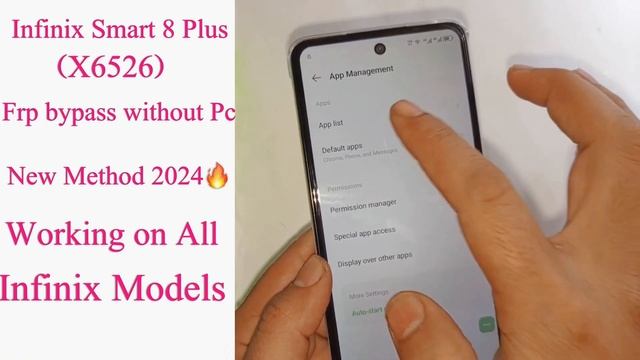 Infinix Smart 8 Plus (x6526) frp Bypass without PC❗️2024?/New Method All Infinix Models support … смотреть онлайн