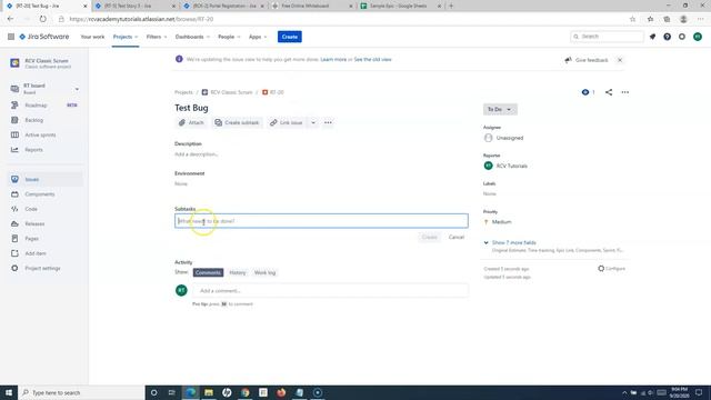 JIRA Cloud Tutorial #13 - How to Add Subtasks In Jira смотреть онлайн