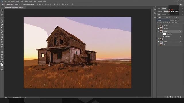 Watercolor Painting Effect | Adobe Photoshop смотреть онлайн