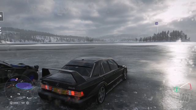 Дривт на Mercedes-Benz E190 на руле!!! Дрифт Forza Horizon 4
