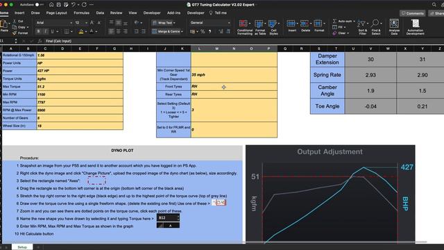 GT7 Tuning Calculator V2 02 User Guide смотреть онлайн