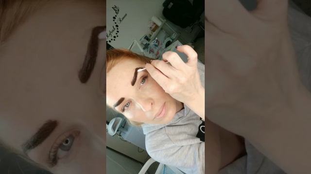 Коррекция бровей пудровое напыление самой себе смотреть онлайн