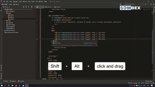 Use Multi Select On PhpStorm/WebStorm смотреть онлайн