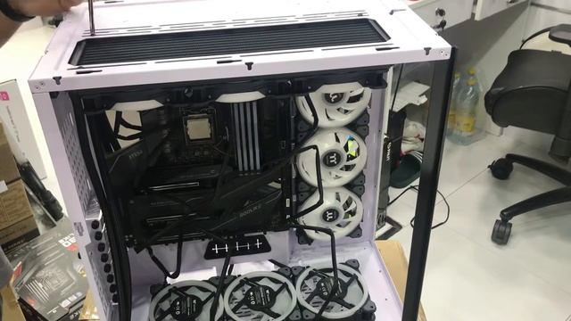 Lian Li Pc 011Dynamic XL Rog White Msi Z490 Godlike CORE I9 10900K Palit RTX 2080 Super Gaming Pro смотреть онлайн