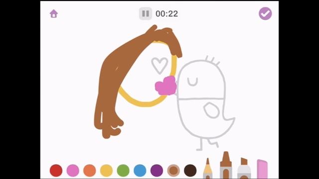 Sago Mini Doodlecast Part 2 - Best iPad app demo for kids - Ellie смотреть онлайн