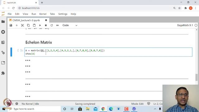 Solving system of linear Equations in SageMath смотреть онлайн
