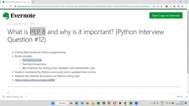 What is PEP 8 and why is it important? (Python Interview Question #12) смотреть онлайн
