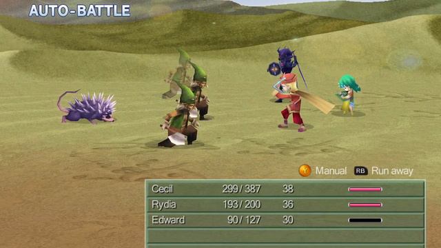 Final Fantasy IV (3D Remake) - Setting up Auto-Battle Commands смотреть онлайн