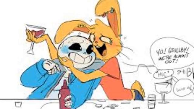 Smol drunk bunny tribute undertale смотреть онлайн