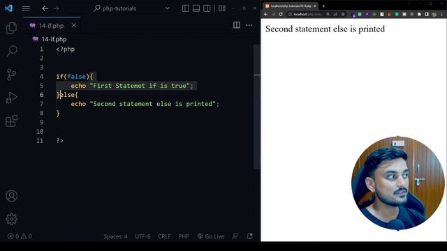 Else Statement - Beginner PHP Tutorial - Part 15 - Hindi смотреть онлайн