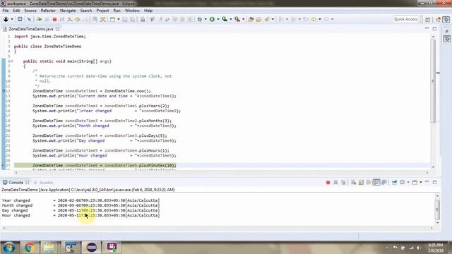 How to add year, month, hour etc to the current date and time using plus methods of ZonedDateTime? смотреть онлайн