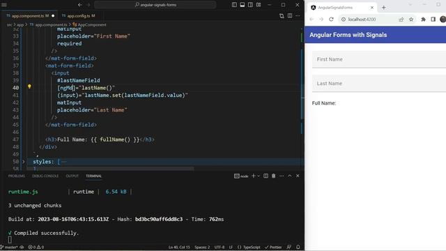 How to use Signals with Angular Forms? смотреть онлайн