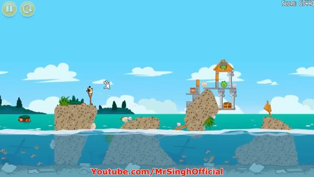 Angry Birds Seasons Piglantis - 1-12 3 Star Level Angry Birds Seasons 2012 1-12 HD смотреть онлайн