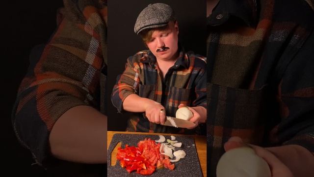 Батина яишница с овощами, как в детстве!!???