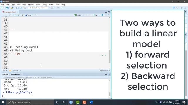 How to build linear model,interpreter model and predict the model? смотреть онлайн