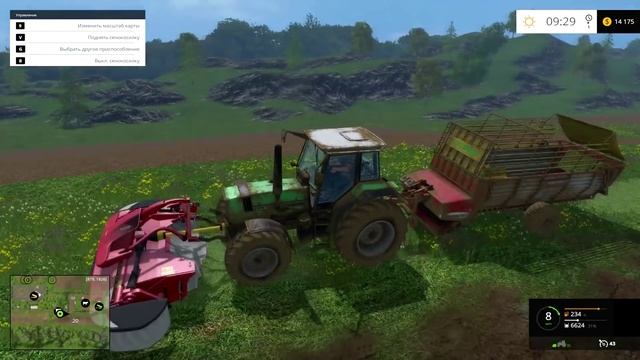 Farming Simulator 15 прохождение - Косим травку (4 серия) Farming Simulator 15 (1080р) смотреть онлайн