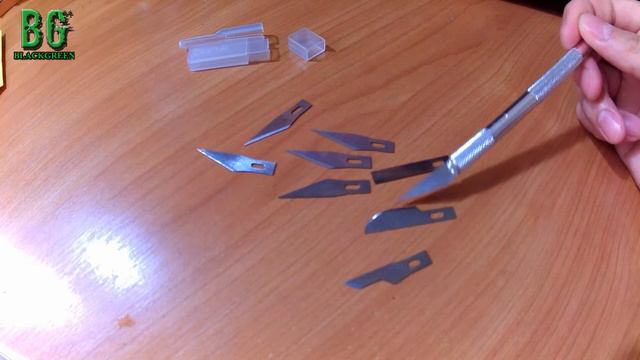Скальпель 9 лезвий из Китая. Алиэкспресс. Aliexpress смотреть онлайн