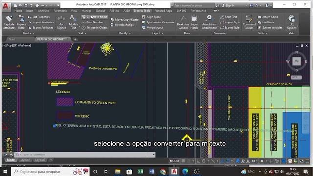 Como converter text em Mtext no AUTOCAD смотреть онлайн
