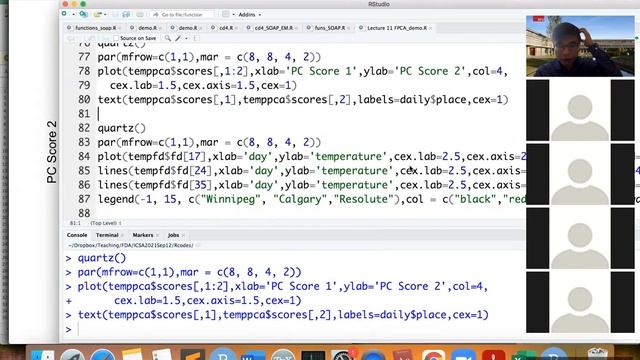 Demonstration to do functional principal component analysis using R смотреть онлайн