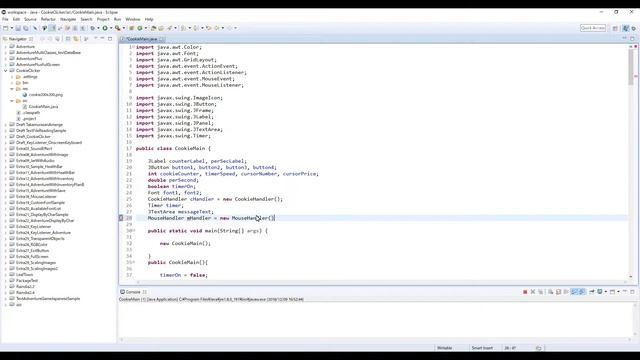 Popup Message and Items - Cookie Clicker in Java (3/3) смотреть онлайн